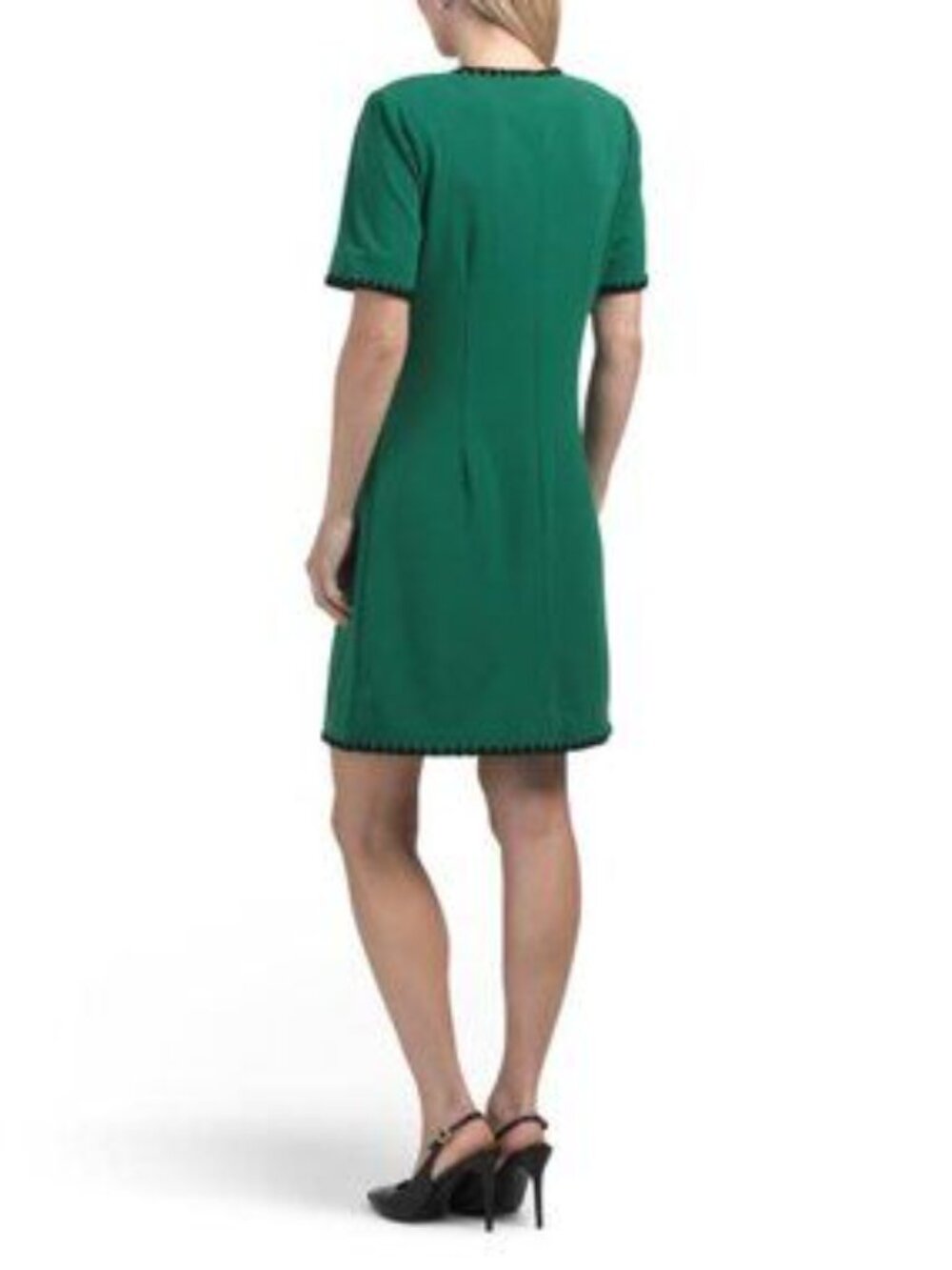 ALEXIA ADMOR Scuba Crepe Button Down Mini Dress - Picture 2 of 3